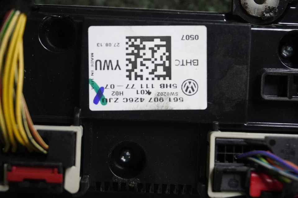 Volkswagen Passat 2015 temperatura climática calefacción control de aire acondicionado OEM 561907426CZJU Foto 3 de 4