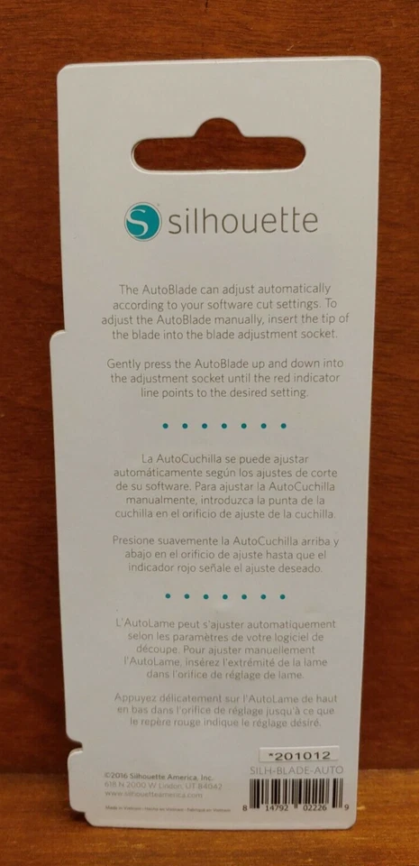 NEW SILHOUETTE Adjustable Blade AUTOBLADE Cutter software Adjust SILH-BLADE-AUTO - Image 2 of 2