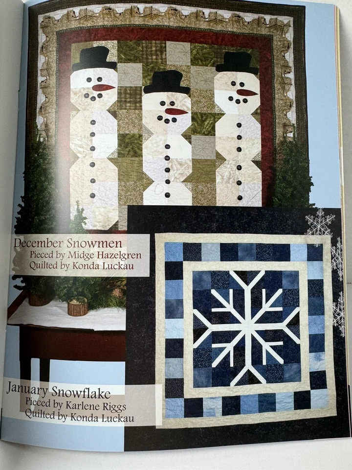 Simply Charming Seasons charm pack quilt pattern book - Image 3 of 4