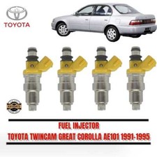 For 4pcset Fuel Injector For Toyota Corolla Ae100 Carina At192 5afe