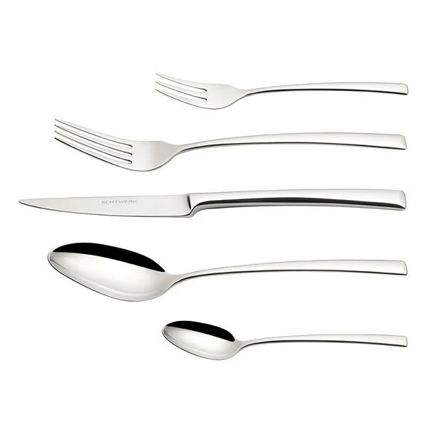 Echtwerk Tafelbesteck Besteck Set Essbesteck AVELINO 30 tlg Silber B-WARE