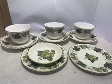 Servizio da tè vintage Royal Worcester Bone China Hop Design 