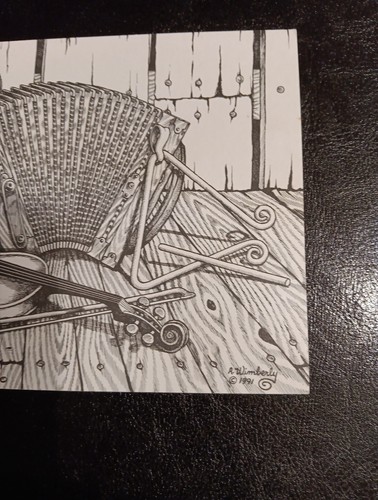 Sketch Postcard BY Artist A.Wimberly Simply Cajun - Bild 2 von 4