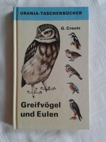 Greifvögel und Eulen, Spechte Hünner Tauben libro tecnico DDR 1983 Urania-Taschenbuch - Foto 1 di 5