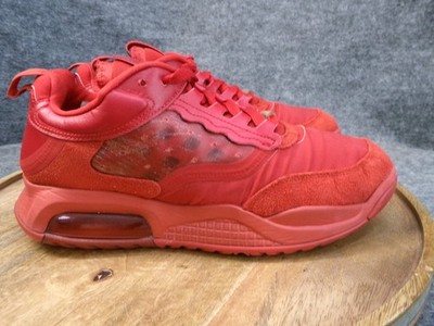 Nike Air Jordan Max 200 Mens Size 9.5 US Triple Red Basketball Shoes Sneakers
