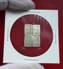 Lot Of Four (4) Valcambi Suisse - 1 Gram .999 Fine Pure Silver Bullion Mini Bars