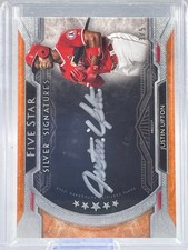 2018 Topps Five Star - Silver Signatures Justin Upton #FFSS-JU /5 Angels