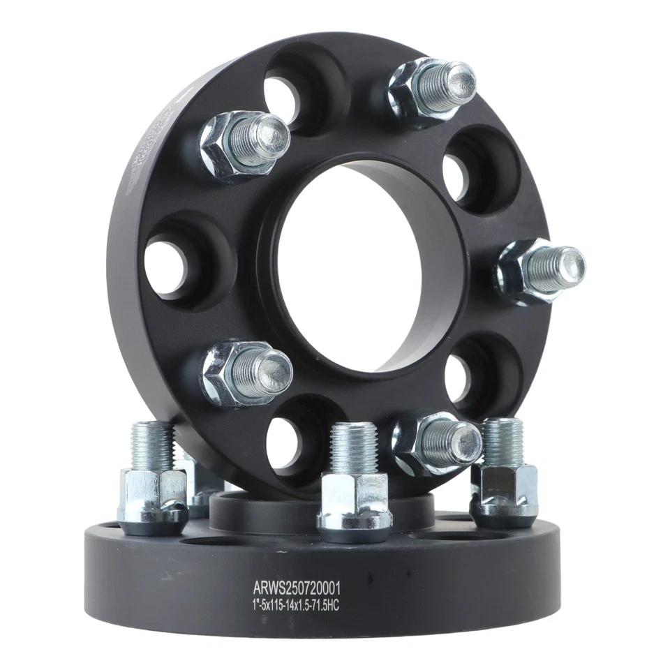 (2) 1" Inch 5x115 Hubcentric Wheel Spacers For Dodge Charger Magnum Chrysler 300 - Изображение 2 из 4