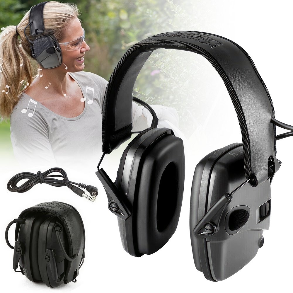 Electronic Ear Muffs Ear Defenders for Shooting Hunting Noise Reduction Foldable