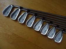 PRGR Data 801 forged iron set / 3i-PW / Stiff flex shafts / VGC !