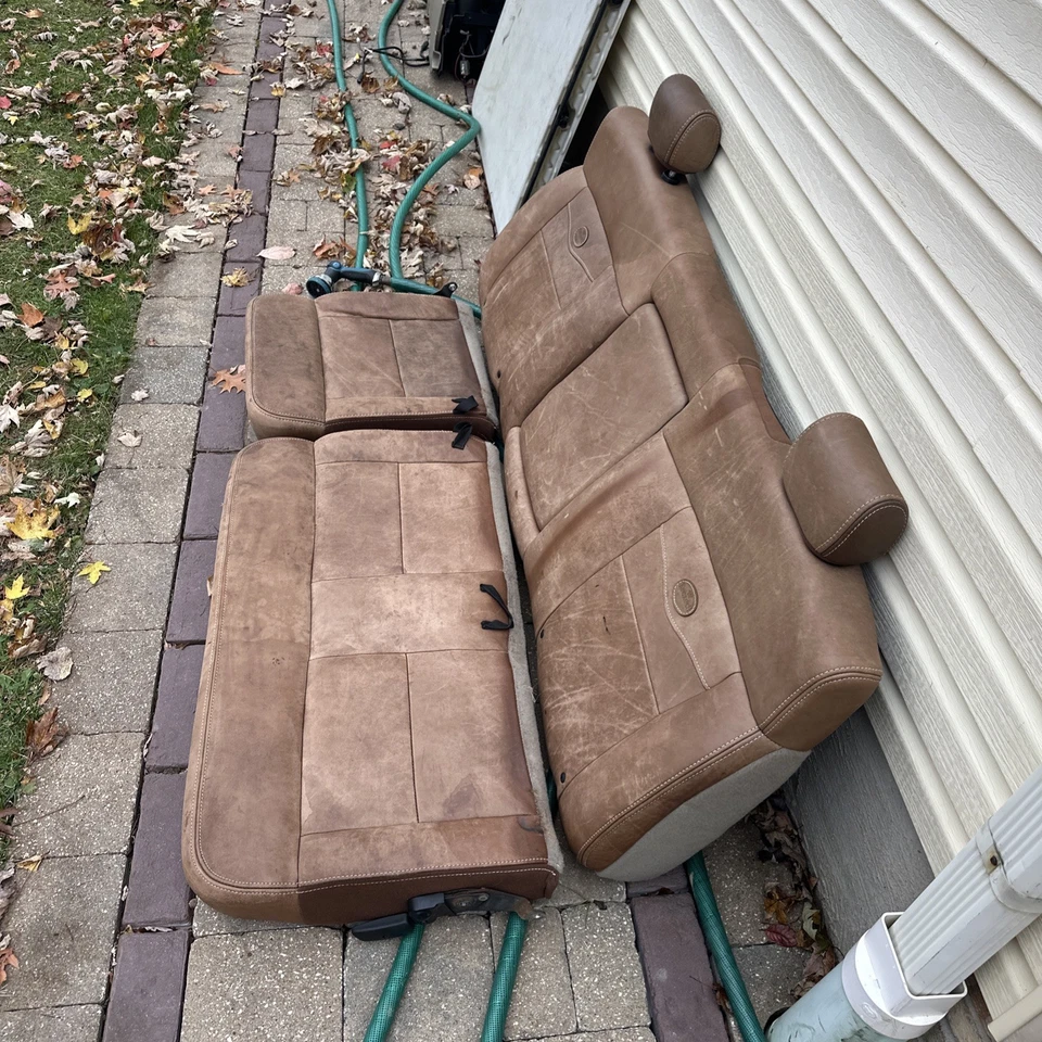 Asiento de banco trasero Ford F150 King Ranch Kingranch 2004-2008 cuero marrón Foto 4 de 4