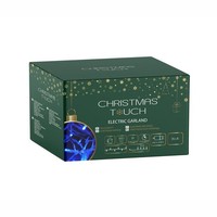 Christmas Touch LED Lichterkette Blau 9 M 120 Leds Timer IP44 Mit Trafo