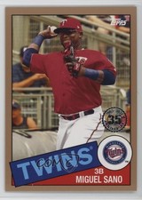2020 Topps 1985 Topps Baseball Series 2 Gold /50 Miguel Sano #85TB-25 1p5