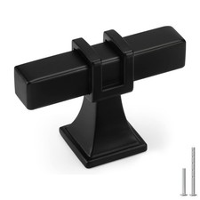 10 Pack Cabinet Knobs Black Dresser Drawer Knobs - Black Kitchen Cabinet Pull...