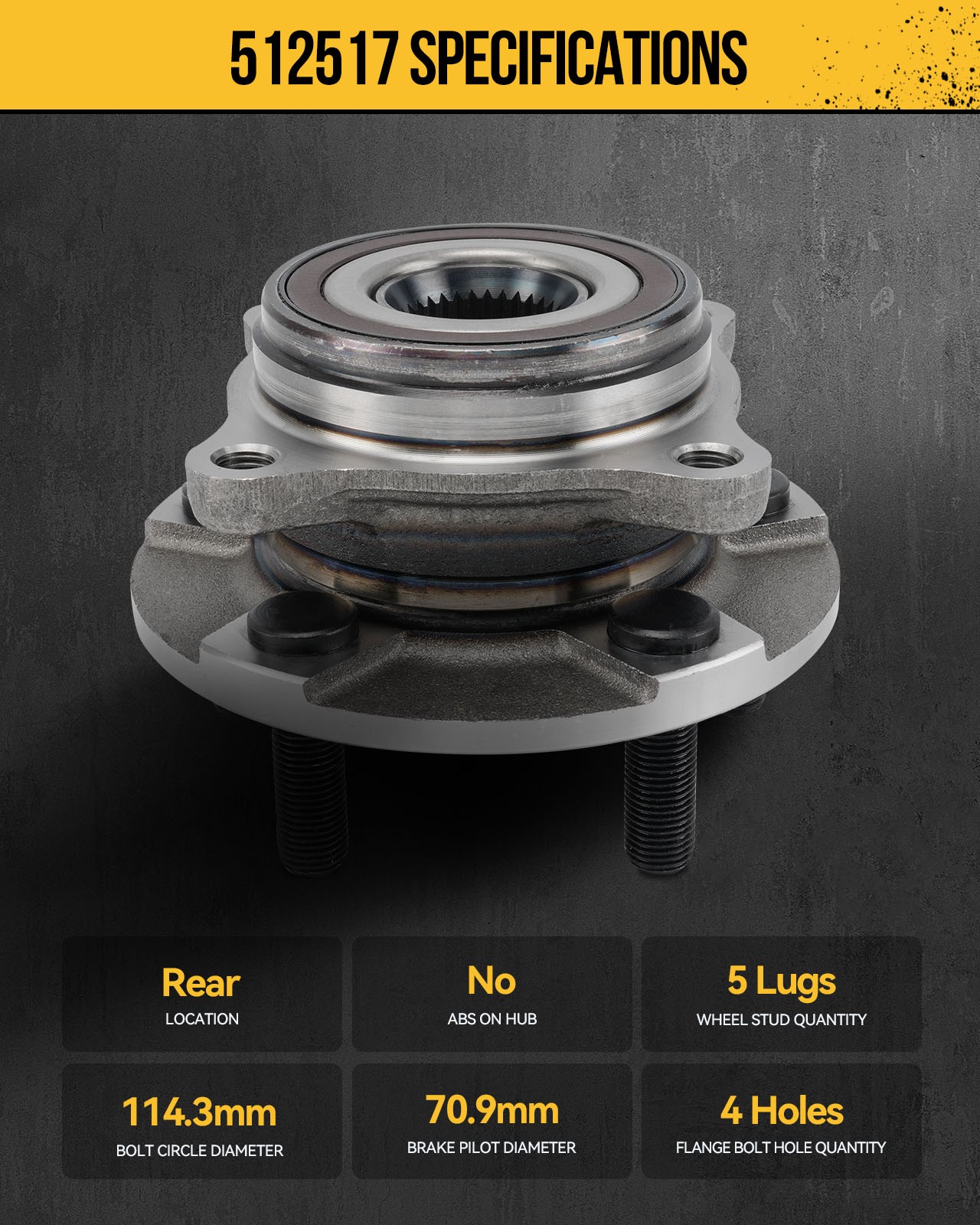 Ford GT Liquid Carbon 2015-2020 Rear Right Hub bearing assemblies 2 pcs