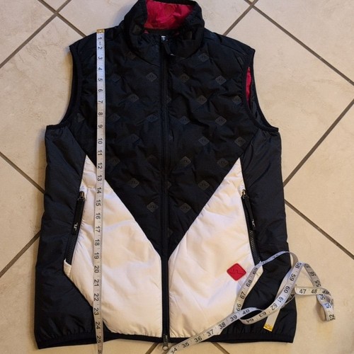 Gilet ibrido J. Lindeberg Rosetta nero bianco e rosso taglia M - Foto 4 di 10