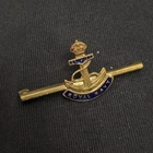 CWW1/WW2 Era KC Royal Navy Fouled Anchor Enamelled Sweetheart Bar Brooch Badge.