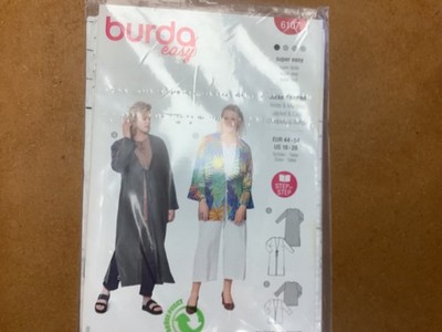burda easy Schnittmuster 6107 Jacke und Mantel
