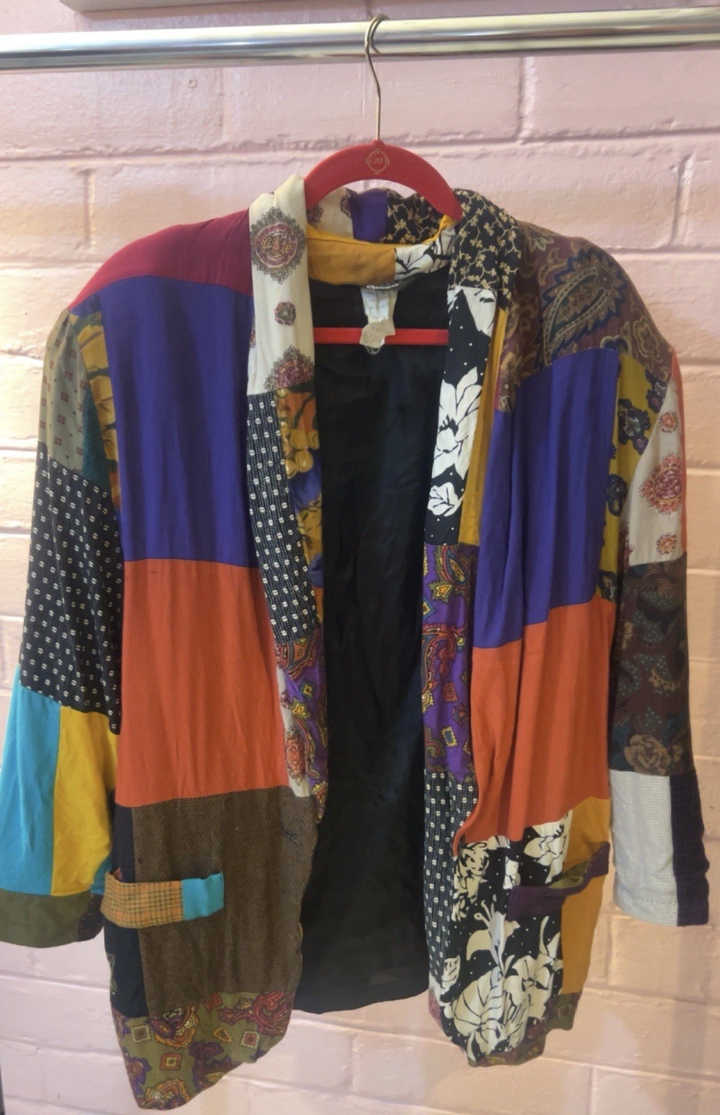 Patchwork Vintage Melrose Options Blazer Size Med… - image 1