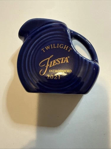 Fiesta Ware 2021 Commemorative Color Mini Disc Pitcher Twilight 53 Color Nos!