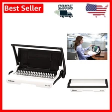 Compact Star+ Comb Binding Machine - Convenient Storage & Adjustable Guide