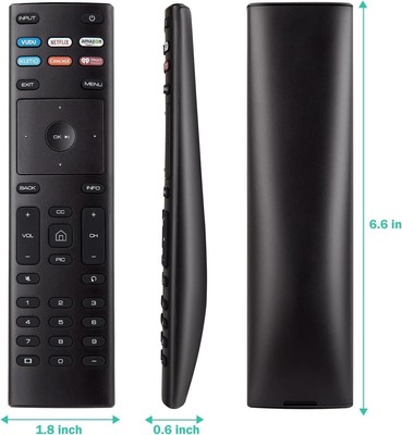 XRT136 für Vizio Smart TV Fernbedienung mit für Vudu Amazon iheart Netflix Taste