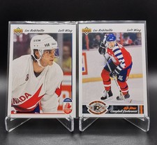 Luc ROBITAILLE Lot 1991-92 Upper Deck #507 CC Canada Cup + #623 All-Star AS [NM]