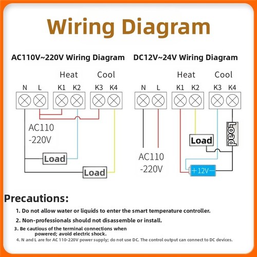 Digital Temperature Controller W1213 for Reptile Greenhouse and For Aquarium - Picture 4 of 5