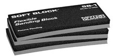 Soft Block Flexible Sanding Block, 3 Pack SB3 MOTOR GUARD 601965007457 Abrasive