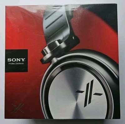   New   Sony MDR-X10 Foldable Headphones Black Silver Simon Cowell X Edition