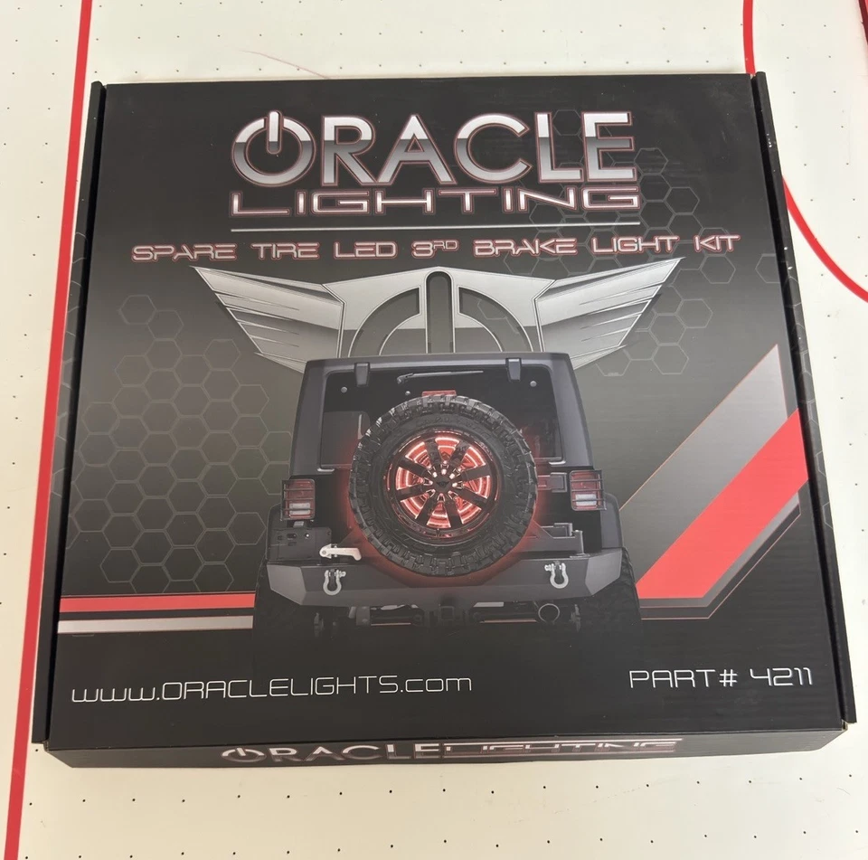 Oracle Lighting, Spare Tire LED 3rd Brake Light Kit, Jeep Wrangler JK - Image 2 of 4