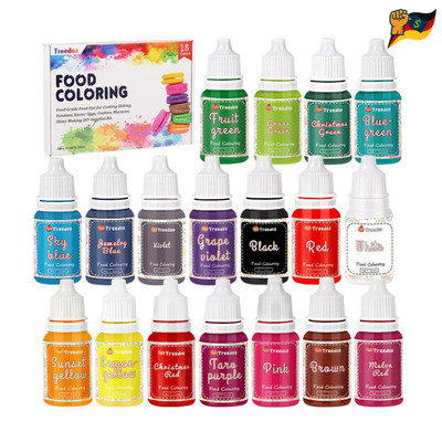 Food Colouring Liquid Set 18 Farben 10 ml Hochkonzentrierte Kuchen Deko