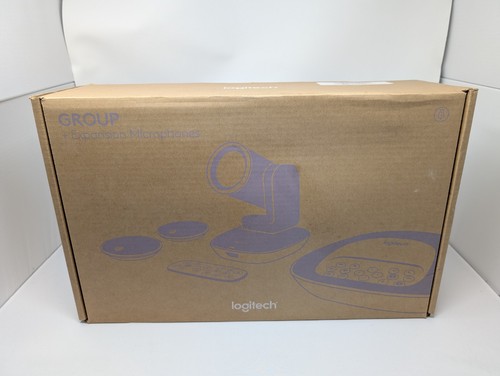 Logitech Group Video Conferencing Bundle with Expansion Mics 960-001060 New