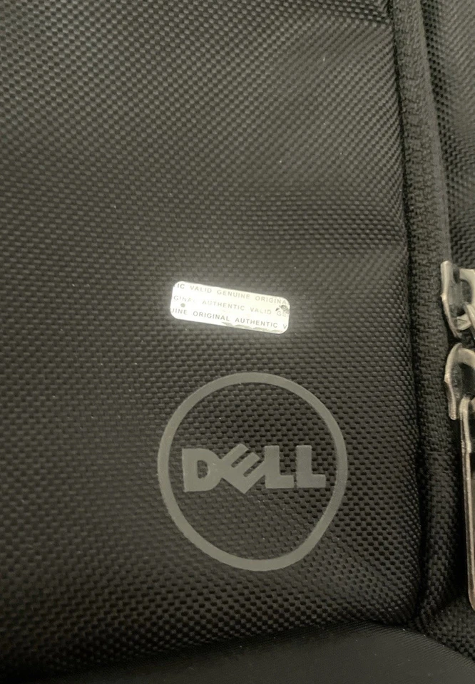 DELL Computadora Portátil Estuche de Transporte Maletín Bolso de Hombro Negro Nuevo Foto 2 de 4