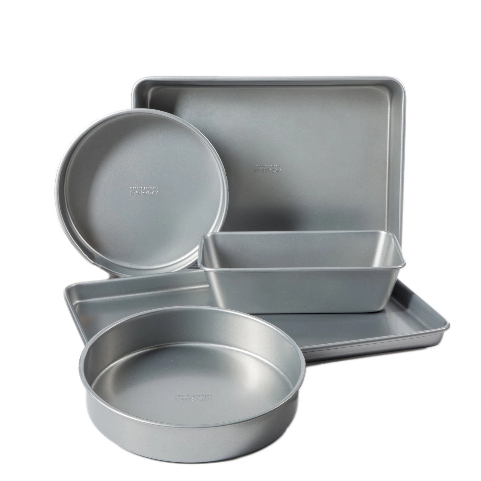 5-Piece Everyday Nonstick Carbon Steel Bakeware Set Oven Safe Baking Pans