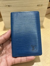 Louis Vuitton Epi Leather with LV engraved logo Pocket Organizer MI0992 