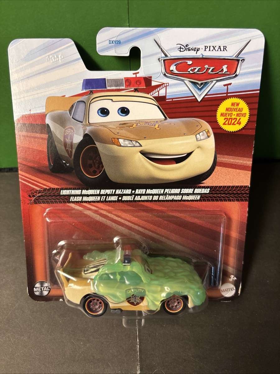 大量　44体Cars Lightning McQueen ミニカーセット 2024 Pixar Cars “On The Road” 1/55 SLIME COVERED LIGHTNING MCQUEEN