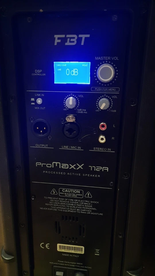 Reparatur FBT LAUTSPRECHER PROMAXX PRO MAXX 112 114 und andere Modelle - Bild 2 von 2