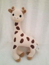 Giraffe Sophie Baby Rattle Toy Cream Brown Vulli France Plush Stuffed Animal