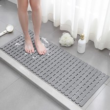 Shower Mat Non Slip Bath Mat for Tub - 40 X 16 Inch PVC Bathtub Mat Non Slip ...