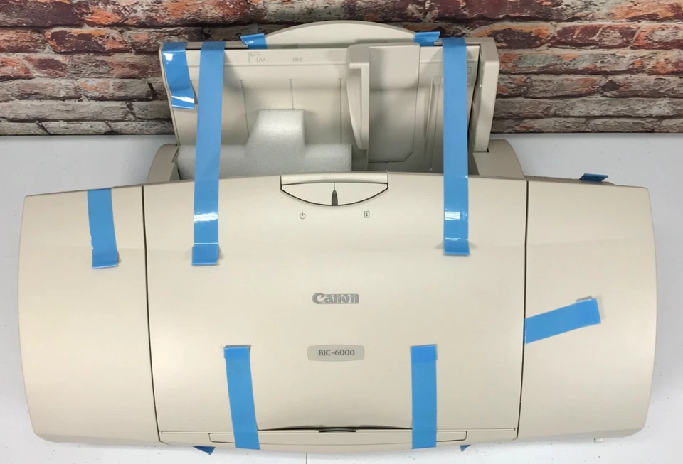 Vintage Canon BJC-6000 Color Bubble Jet Printer Brand New - NO BOX - Image 3 of 4