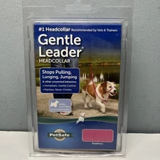 PetSafe Gentle Leader Head Collar in Raspberry Pink for Dogs up to 25 pounds New