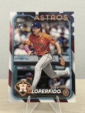 2024 Topps Update Independence Day Joey Loperfido Rookie /76 Astros #US65