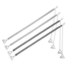 2 Pairs Rhinestone Bra Strap Adjustable Invisible Medium, Black Silver