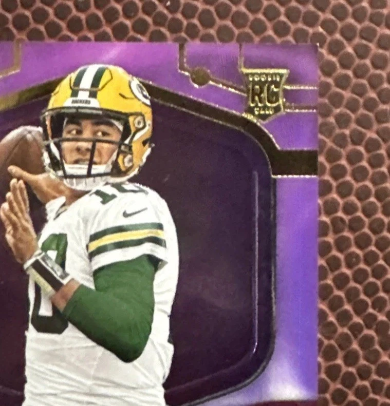 2020 Panini Elements Jordan Love RPA Rookie Patch Auto /50 RC SP Packers - Image 3 of 4