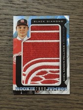 2025-26 UD Black Diamond Axel Sandin-Pellikka Rookie Team Logo Jumbos Redwings