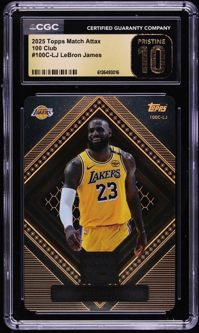Topps LeBron James 10 Graded Basketball Sports Trading Cards