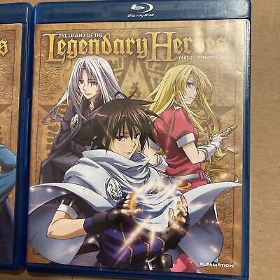 The Legend of the Legendary Heroes Season 1 Pt. 1 & 2 blu-ray