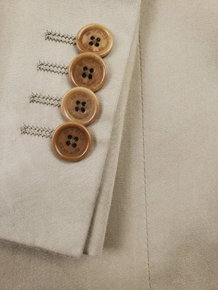 Abrigo deportivo ETRO 42R algodón con forro de seda beige Foto 3 de 4