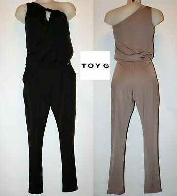 SCONTO 60% TOY G TUTA MONOSPALLA CONTROL SALOPETTE JERSEY LUCIDO SEXY  ELEGANTE | eBay